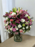 Big bright colored flowers