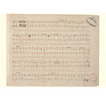 Frederic Chopin Music Manuscript Greeting Card (Ballade in F Major, Op. 38 for piano)