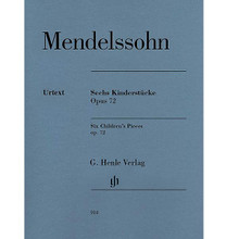 6 Children's Pieces, Op. 72 (Revised Edition). By Felix Bartholdy Mendelssohn (1809-1847). Edited by Christa Jost. Henle Music Folios. Softcover. 24 pages. G. Henle #HN914. Published by G. Henle.
Product,10248,Variations in F Minor (Sonata) Hob. XVII: 6 (Softcover)"
