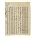 Wolfgang Amadeus Mozart Music Manuscript Greeting Card-String