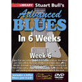 Stuart Bull's Advanced Blues in 6 Weeks. (Week 6). By Stuart Bull. For Guitar (Guitar). Lick Library. DVD. Lick Library #RDR0399. Published by Lick Library.

Advanced Blues in Six Weeks is the next step from the already classic “Electric Blues In Six Weeks.” This series goes deep into the possibilities of blues soloing, analyzing the true diversity between between some of the best blues guitar players who have explored the genre. From the string bending and jazz concepts of BB King to the amazing fast blues rock runs of Joe Bonamassa. Concepts such as diminished scale usage made popular by Robben Ford are demonstrated and taught for practical application. Artists such as Larry Carlton also bring a jazz flavor to the blues and popular ideas such as playing off of the “five chord” are discussed and utilized. For anyone trying to take their playing to the next level, Advanced Blues in Six Weeks will give you plenty of new ideas, licks and inspiration to help you take a further step into better understanding and playing of blues guitar.