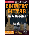 Steve Trovato's Country Guitar in 6 Weeks. (Week 1). By Steve Trovato. For Guitar (Guitar). Lick Library. DVD. Lick Library #RDR0340. Published by Lick Library.

This course is designed to focus your practice towards realistic goals achievable in six weeks. Each week provides you with techniques, concepts and licks to help you play and understand country soloing at a manageable pace. If you have been frustrated or intimidated by other educational material this course is for you. Lessons by Steve Trovato. Week one includes: The major pentatonic scale and variation in one position * right hand picking * country phrasing * sequencing the major pentatonic scale * and three licks in the style of Vince Gill. Steve Trovato is best known as a world class country guitarist, but is equally proficient in a wide range of popular guitar styles. He has written a number of bestselling guitar instruction books, and maintains a full time position in the Guitar Department at the University of Southern California.