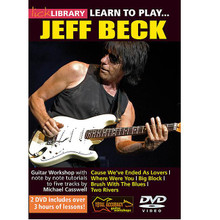 Learn to Play Jeff Beck by Jeff Beck and Michael Casswell. For Guitar (Guitar). Lick Library. DVD. Lick Library #RDR0298. Published by Lick Library.

Learn five Jeff Beck tracks note for note with Mike Casswell. This superb DVD will teach you five instrumental guitar pieces from one of the greatest guitarists of all time. Learn every riff and solo note for note! Tracks include: 'Cause We've Ended As Lovers * Where Were You * Big Block * Brush With The Blues * Two Rivers. Michael Casswell is a highly sought after freelance guitarist and producer. He has played and toured with many well-known bands and artists as diverse as Brian May * Cozy Powell * and Ronan Keating. His playing can be heard on numerous film and TV soundtracks.