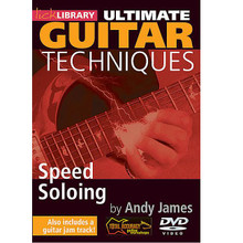 Speed Soloing. (Ultimate Guitar Techniques Series). By Andy James. For Guitar (Guitar). Lick Library. DVD. Lick Library #RDR0263. Published by Lick Library.

Learn killer speed building and speed soloing techniques with Andy James. This superb DVD will teach you essential techniques to get your soloing up to warp speed! Lessons range from basic tips to advanced shredding techniques including alternate picking, snap picking, legato techniques, speed building and co-ordination techniques plus much more. Also includes a jam track to practise and perform with. Andy James is a well respected guitarist and teacher whose influences include Greg Howe * Paul Gilbert * Tony Macalpine * and Zakk Wylde.