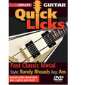 Fast Classic Metal - Quick Licks. (Style: Randy Rhoads; Key: Am). By Randy Rhoads. For Guitar (Guitar). Lick Library. DVD. Lick Library #RDR0234. Published by Lick Library.

Learn killer metal licks in the style of Randy Rhoads, legendary Ozzy axeman and inspiration to metal guitarists worldwide! Also includes a metal jam track. Lessons by Jamie Humphries, Each Quick Licks DVD includes an arsenal of licks in the style of your chosen artist to add to your repertoire, plus backing tracks to practice new licks and techniques. Jamie Humphries is the author of the acclaimed Giants Of Rock and Giants Of Metal guitar courses. He is a tutor at one of the UK's leading music colleges.