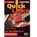 Fast Rock - Quick Licks. (Style: Van Halen; Key: A). By Eddie Van Halen. For Guitar (Guitar). Lick Library. DVD. Lick Library #RDR0247. Published by Lick Library.

Learn killer rock licks in the style of Eddie Van Halen, one of the most influential rock guitarists of all time! Also includes a rock guitar jam track. Lessons by Jamie Humphries. Each Quick Licks DVD includes an arsenal of licks in the style of your chosen artist to add to your repertoire, plus backing tracks to practice your new licks and techniques.