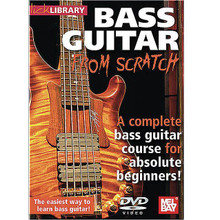 Bass Guitar from Scratch. (A Complete Bass Guitar Course for Absolute Beginners). By Phil Williams. For Bass (Guitar). Lick Library. DVD. Lick Library #RDR0198. Published by Lick Library.

A complete bass guitar course for absolute beginners with Phil Williams. This easy-to-follow tutorial is ideal if you've just bought your first bass guitar, or if there's been a guitar sitting around somewherejust waiting to be strummed. This DVD will take you from novice level thorough to intermediate level. Yet it requires no prior knowledge at all; it truly is for someone starting from the beginning. Slowly but surely, the DVD guides you through all the things that a beginner needs to know and points out what can go wrong. Each of the carefully designed chapters introduces commonly used scales and technique gradually and strategically along with some practical theory. Nothing too demanding, just enough to help you understand what you're doing and why. You'll soon be playing scales, picking out melodies and, hopefully, writing some songs of your own! Making music has never been so easy. Paul Williams is a highly sought-after freelance bass player, writer and teacher. He has played and toured with many well known bands and artists as diverse as Gary Barlow, Roger Daltrey and Keith Emerson. His playing can be heard on numerous film and TV soundtracks.