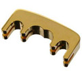 Gold-Plated Heavy 4-Prong Practice Mute - Cello