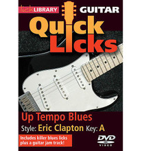Up Tempo Blues - Quick Licks. (Style: Eric Clapton; Key: A). By Eric Clapton. For Guitar (Guitar). Lick Library. DVD. Lick Library #RDR0213. Published by Lick Library.
Product,10635,Up Tempo Blues Shuffle - Quick Licks by B.B. King"