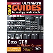 Roland Boss GT-8. (Ultimate Gear Guides - Technology Made Simple!). By Michael Casswell. For Guitar. Lick Library. DVD. Lick Library #RDR0149. Published by Lick Library.

The essential user guide to the Roland Boss GT-8 presented by Michael Casswell. This superb 2 DVD set takes an in-depth look at the endless capabilities of the Roland Boss GT-8. Forget about spending hours reading through a manual you may never understand! This DVD clearly explains the many possibilities of the GT-8 including amp modelling, system set ups and hundreds of effects parameters. The A to Z of the possibilities in this amazing piece of kit are explained concisely in an easy to understand manner. Michael Casswell is a highly sought-after freelance guitarist and producer. He has played and toured with many well known bands and artists as diverse as Brian May * Cozy Powell * and Ronan Keating. His playing can be heard on numerous film and TV soundtracks.