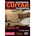 Shredding Classical - Caprice #5. (Ultimate Guitar Series). By Andy James. For Guitar (Guitar). Lick Library. DVD. Lick Library #RDR0174. Published by Lick Library.

Learn to play Paganini's Caprice #5 on electric guitar with Andy James. The 24 Caprices have often been hailed as some of the most challenging musical pieces ever written. We have taken this music and translated it to the electric guitar to provide a wealth of melody, harmony and killer guitar licks! Although not for the faint hearted, completing these pieces will not only make you a better player, but will also put you out there with some of the best technicians in the World. Andy James is a well respected guitarist and teacher whose influences include Greg Howe * Paul Gilbert * Tony Macalpine * and Zakk Wylde.