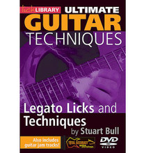 This superb DVD breaks down and explains the exciting guitar technique known as 'legato'. Smooth, lightning fast runs can be performed easily either ascending or descending the fretboard. Useful scale shapes, legato patterns and six note octave copies are all shown here to great effect. Learn the legato styles popularized by guitar legends Joe Satriani and Steve Vai. If you want to take your guitar techniques to the next level this excellent DVD tutorial will give you a stockpile of legato licks to add to your repertoire.