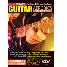 Guitar Aerobics - Beginners. (Fretboard Fitness Workout). By Danny Gill. For Guitar (Guitar). Lick Library. DVD. Lick Library #RDR0041. Published by Lick Library.
Product,10705,Guitar Aerobics - Advanced"