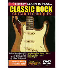 Learn to Play Classic Rock by Danny Gill. For Guitar (Guitar). Lick Library. DVD. Lick Library #RDR0292. Published by Lick Library.

Learn five Deep Purple tracks note for note. This excellent DVD will teach you Ritchie Blackmore's legendary riffs and solos. Tracks include; Smoke On The Water * Burn * Highway Star * Lazy * Black Night.