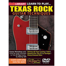 Learn to Play Texas Rock by Danny Gill. For Guitar (Guitar). Lick Library. DVD. Lick Library #RDR0289. Published by Lick Library.

This excellent DVD will teach you the cool licks and grooves that made Billy Gibbons Jimi Hendrix's favourite guitarist! Tracks include: Gimme All Your Loving * Tush * Heard It On The X * La Grange * Sharp Dressed Man.
