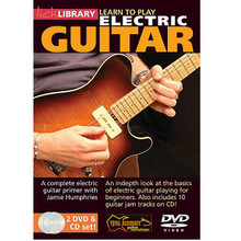 Learn to Play Electric Guitar by Jamie Humphries. For Guitar. Lick Library. DVD. Lick Library #RDR0006. Published by Lick Library.

A beginner to intermediate's course in electric guitar with Jamie Humphries. In this Electric Guitar primer Jamie takes an in-depth look at the essentials of guitar playing, including: chord construction, the CAGED system, the Cycle of 4ths, scales & soloing techniques. If you're a beginner looking to take your playing to the next level, or an intermediate who wants to further their theory knowledge, this tutorial will help get you there! Jamie Humphries is the author of the acclaimed Giants Of Rock and Giants Of Metal guitar courses. He is a tutor at one of the UK's leading music colleges, and a regular contributor to Guitar Techniques magazine. NB: This DVD is only guaranteed to play in PAL format DVD players. The majority of NTSC players CANNOT play this disc.