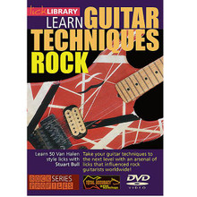 Learn Guitar Techniques: Rock. (Van Halen Style). By Eddie Van Halen and Van Halen. For Guitar. Lick Library. DVD. Lick Library #RDR0012. Published by Lick Library.