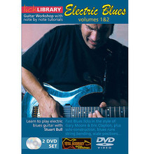 Electric Blues - Volumes 1 & 2. (Guitar Workshop with Note-for-Note Tutorials). By Stuart Bull. For Guitar. Lick Library. DVD. Lick Library #RDR0009. Published by Lick Library.

Learn to play electric blues guitar today! Those of you already familiar with TOTAL ACCURACY guitar workshops will have heard Stuart Bull's playing on many of our titles. This 2 DVD set comprising Electric Blues Volume 1&2 includes tutorials for blues scale positions, phrasing ideas, fast blues licks in the style of Gary Moore * Stevie Ray Vaughan * Eric Clapton * etc., solo construction, blues runs, major/minor pentatonic combinations, string bending ideas, slide playing ideas and much more. NB: Please note that this DVD is PAL format and may not work correctly on some NTSC based DVD players.
