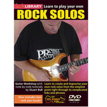 Learn to Play Your Own Rock Solos. (Guitar Workshop with Note-for-Note Tutorials). By Stuart Bull. For Guitar. Lick Library. DVD. Lick Library #RDR0003. Published by Lick Library.

Learn to create your own rock guitar solos with Stuart Bull. This groundbreaking DVD helps you play your own rock solos from the simplest point right through to complicated licks and phrases. This superb tutorial will show you how to take your existing ideas and develop them into something fresh and exciting. Also supplying you with many new licks and concepts to add to your vocabulary of rock guitar playing. Stuart Bull has taught tens of thousands of guitarists worldwide. He has made numerous TV appearances on the the Musicians Channel's Advanced Guitar programmes as well as working with major artists from the world of rock and pop.
