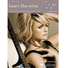 Heart like Mine by Miranda Lambert. For Piano/Vocal/Guitar. Piano Vocal. 8 pages. Published by Hal Leonard.

This sheet music features an arrangement for piano and voice with guitar chord frames, with the melody presented in the right hand of the piano part, as well as in the vocal line.