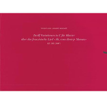 12 Variations on Ah Vous Dirai-je Maman (Twinkle, Twinkle Little Star) K265 (300e) by Wolfgang Amadeus Mozart (1756-1791). For Piano. Henle Facsimile. Hardcover. 38 pages. G. Henle #HN3213. Published by G. Henle.