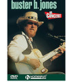 Buster B. Jones in Concert by Buster B. Jones. Live/DVD. DVD. Homespun #DVDJONPF21. Published by Homespun.

Buster B. Jones is a hot-rod fingerpicker whose main influences are Merle Travis, Jerry Reed, Chet Atkins, and other electric country pickers. Here he shows off his stuff with some wild and wooly guitar instrumentals that will have aspiring pickers shaking their heads in amazement. Thom Bresh joins in for some great duets. 90 minutes.

Songs include: Buster B. Boogie * Live At Five * Linus & Lucy * Jus D'Orange * Fingers In Flight (a haunting tribute to Marcel Dadi) * Wild Turkey * Funky Fingers * Wipe Out * and two hot and heavy duets with his mentor and friend, Thom Bresh.