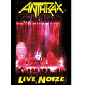 Anthrax - Live Noize ** by Anthrax and Public Enemy. Live/DVD. DVD. MVD #PPCR017. Published by MVD.

After ten years of playing the globe and millions of records sold, New York's premier metal band Anthrax united with rappers Public Enemy for the first tour of its kind. Through this tour Anthrax broke down barriers which other acts wouldn't even undertake. It was the most exciting tour of their career, and this video is a documentation of just that. In the summer of 1991, Anthrax made musical history by collaborating with Public Enemy on one of the most renowned singles of recent times. “Bring the Noise” captured rap, alternative and heavy metal radio. The success of that single prompted these two bands to become co-headliners in the Bring the Noise tour. The result was a ground-breaking bill that brought together diverse fans from different musical backgrounds. Filmed at Irvine Meadows Amphitheatre in Southern California, Live Noize captures Anthrax' performance during that tour. The show incorporates approximately one hour of live performance with back stage footage that includes Public Enemy. The encore is an extended rockin' version of “Bring the Noise” – metal and rap at last fusing into a seamless whole. Includes band interviews covering the early years of Anthrax. 60 minutes.

Songs performed include: (Efilnikufesin) N.F.L. • A.I.R. • Parasite • Keep It in the Family • Caught in a Mosh • Indians • Antisocial • I'm the Man • Too Much Posse (with Public Enemy) • and Bring the Noise (with Public Enemy).