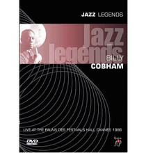 Billy Cobham - Live at the Palais Des Festivals Hall Cannes 1989. (Jazz Legends Series). By Billy Cobham. Live/DVD. DVD. MVD #DJ-866. Published by MVD.

Only a few times in history has a musician been singled out as the world-class master of his instrument. Billy Cobham is one of those few artists. For over 30 years, he has received international acclaim as the total consummate drummer. Billy Cobham's explosive technique powered some of the fusion genre's most important early recordings – including groundbreaking efforts by Miles Davis and the Mahavishnu Orchestra – before he became an accomplished bandleader in his own right. Includes 8 performances by the band: Crosswinds • Incoming • Intros • Red Baron • Stratos • Tinsel Town • Two for Ivan • You Within Me. The band includes Cobham on drums, plus: Nippy Noya (percussion); Wolgang Scmidt (bass); Peter Wolpl (guitar); Rita Marcotulli (keyboards); Wayne Cobham (keyboards). 45 minutes.