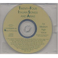 Twenty-Four Italian Songs and Arias, Medium High (CD)