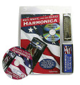 Red, White, And The Blues Harmonica