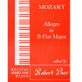 Recital Series For Piano, Red (Book III) Allegro In B Flat Major