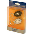 Mighty Bright Micro-Light 2-Pack, Keychain Black and Silver