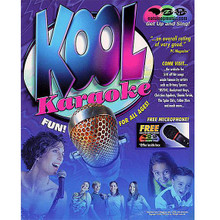 Kool Karaoke. CDROM Product. Karaoke CD-ROM only. Published by Vorton Technologies.

Step into the limelight with Kool Karaoke! This easy-to-use CD-ROM is hours of great fun for everyone, and guaranteed to liven up your next social gathering. It features fully adjustable tempo and pitch, melody volume control, changeable lyrics display, and much more! Plus, you can download thousands more great songs from www.eatsleepmusic.com and add them to your Kool Karaoke collection with ease. A sure-fire party pleaser popular with kids of all ages!
