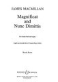 Magnificat and Nunc Dimittis ( SATB Divisi and Organ)