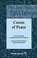 Canon Of Peace (SAB)