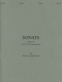 Sonata, Opus 19 for Eb Alto Saxophone