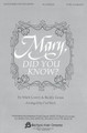 Mary, Did You Know? (SATB)