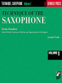 Technique Of The Saxophone, Vol. 1