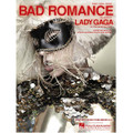 Bad Romance by Lady Gaga. For Piano/Vocal/Guitar. Piano Vocal. 8 pages. Published by Hal Leonard.

This sheet music features an arrangement for piano and voice with guitar chord frames, with the melody presented in the right hand of the piano part, as well as in the vocal line.