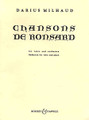 Chansons De Ronsard