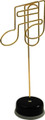 16th Note Paper Clip Stand - Gold With Black Base