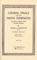 Choral Finale to the Ninth Symphony (SATB)