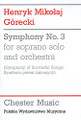 Symphony No.   3 (Symphony of Sorrowful Songs)