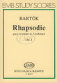 Rhapsodie For Piano And Orchestra, Op. 1