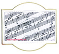 Coaster Music Clear Plastic
