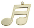 Double 16th Note Keychain