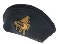 Music Leather Keychain Holder - Grand Piano