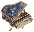 Piano Hinged Box (Assorted Colors)
