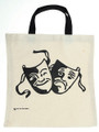 Comedy/Tragedy Tote Bag - White