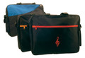 G-Clef Two Tone Portfolio - Black/Red 16 X 13 X 4